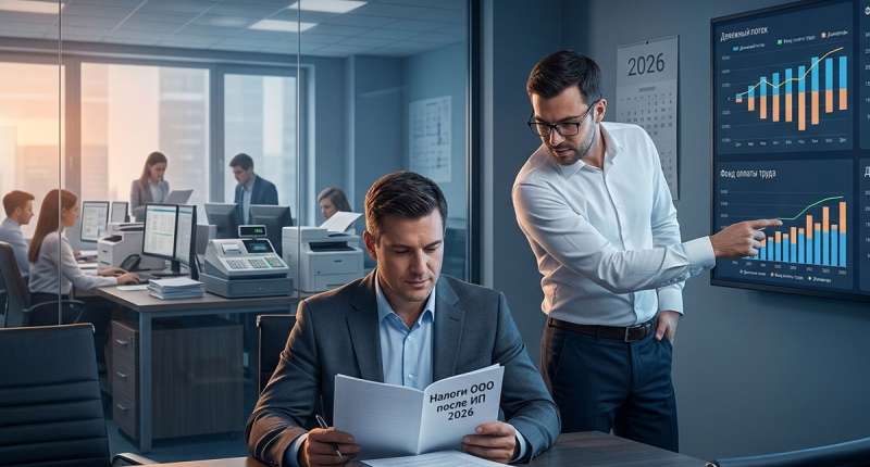 Налоги ООО после ИП 2026: 7 критических ошибок бывших ИП, которые ведут к доначислениям в первый год